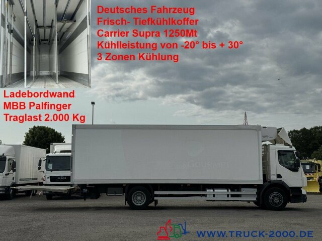 Volvo FE 18 280 3 Zonen Frisch- + Tiefkühler Carrier - Рефрижератор: фото 1 Volvo FE 18 280 3 Zonen Frisch- + Tiefkühler Carrier - Рефрижератор: фото 1
