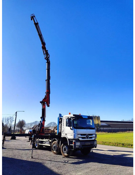 Грузовик бортовой/ Платформа, Автоманипулятор Mercedes-Benz Actros 4151 V8 8x4 Palfinger PK78002 + Flyjib PJ170: фото 17