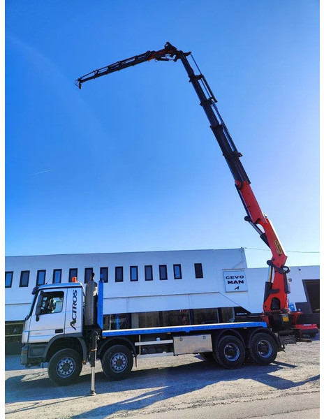 Грузовик бортовой/ Платформа, Автоманипулятор Mercedes-Benz Actros 4151 V8 8x4 Palfinger PK78002 + Flyjib PJ170: фото 16