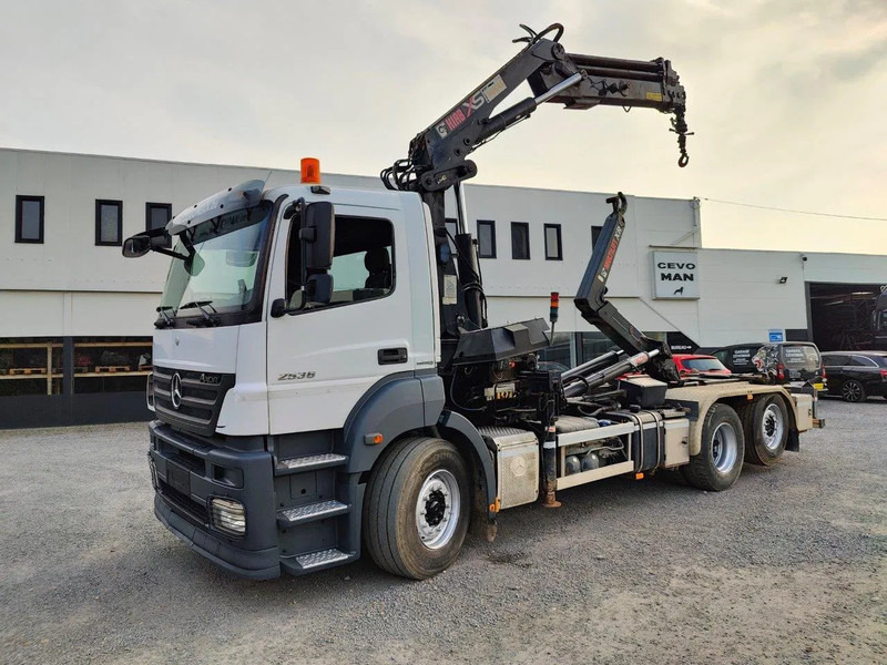 Mercedes-Benz Axor 2536 Euro5 container multilift crane HIAB 220 - Крюковой мультилифт, Автоманипулятор: фото 1 Mercedes-Benz Axor 2536 Euro5 container multilift crane HIAB 220 - Крюковой мультилифт, Автоманипулятор: фото 1