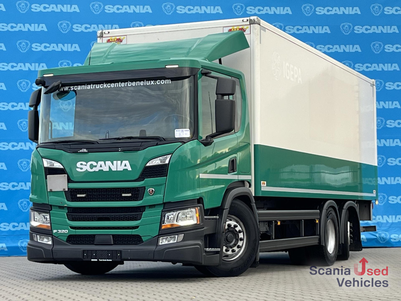 SCANIA P 320 B6x2*4NB RETARDER FULL AIR 8T 7.2x2.5x2.35M - Грузовик с закрытым кузовом: фото 1 SCANIA P 320 B6x2*4NB RETARDER FULL AIR 8T 7.2x2.5x2.35M - Грузовик с закрытым кузовом: фото 1