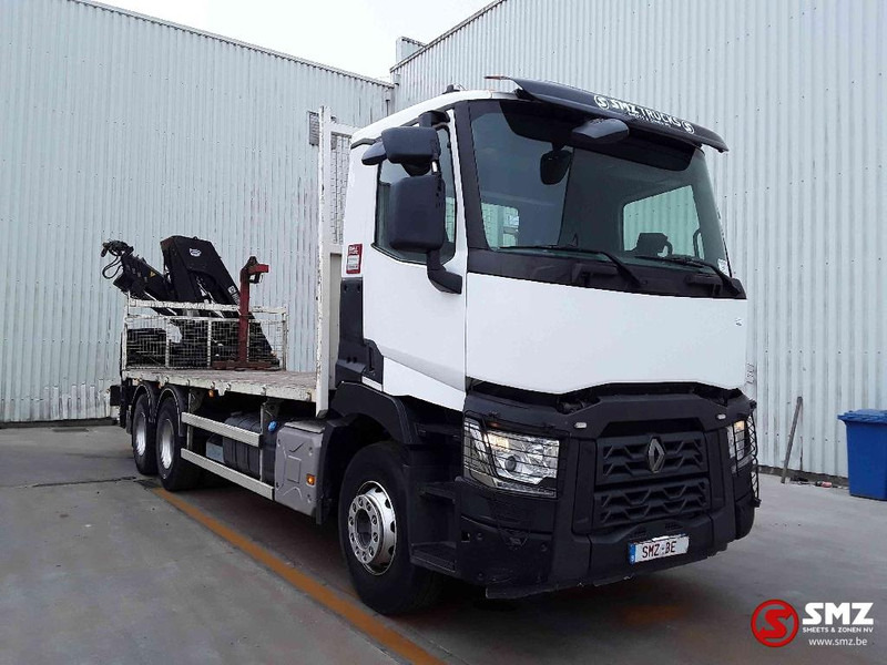 Renault C 380 hiab 188-3 remote - Грузовик бортовой/ Платформа, Автоманипулятор: фото 1 Renault C 380 hiab 188-3 remote - Грузовик бортовой/ Платформа, Автоманипулятор: фото 1