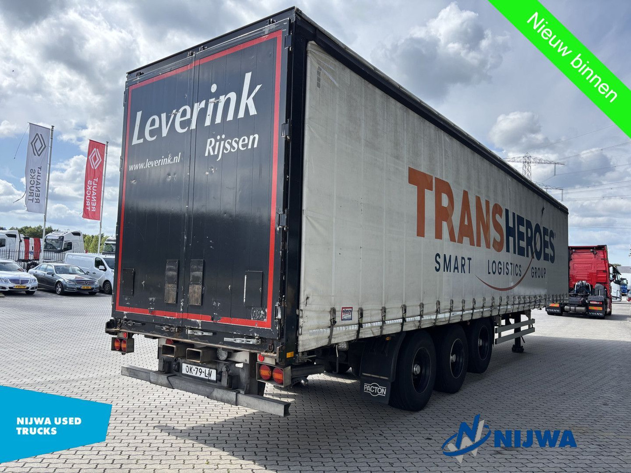 Pacton L3-002 Liftas + Schuifzeil - Тентованный полуприцеп: фото 3 Pacton L3-002 Liftas + Schuifzeil - Тентованный полуприцеп: фото 3
