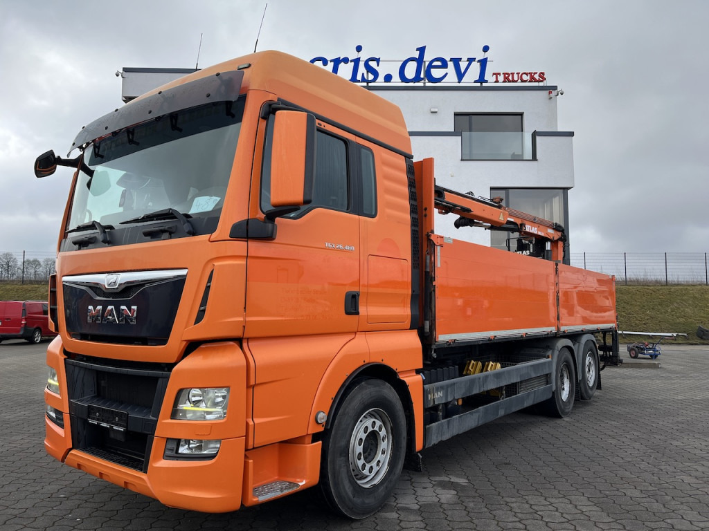 MAN TGX 26.480 6x2 Atlas 145.2 Baustoff - Грузовик бортовой/ Платформа, Автоманипулятор: фото 1 MAN TGX 26.480 6x2 Atlas 145.2 Baustoff - Грузовик бортовой/ Платформа, Автоманипулятор: фото 1