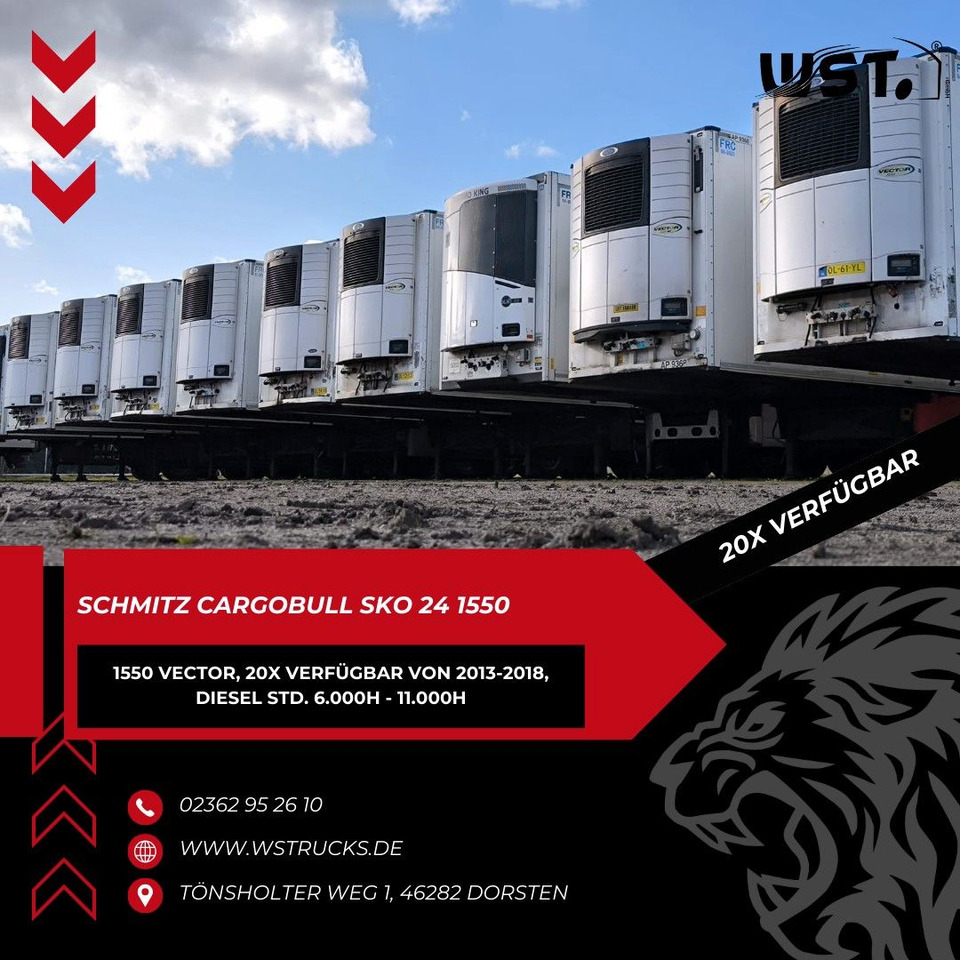 Schmitz Cargobull Kühlauflieger Blumenbreit Vector 1550 - Полуприцеп-фургон: фото 1 Schmitz Cargobull Kühlauflieger Blumenbreit Vector 1550 - Полуприцеп-фургон: фото 1