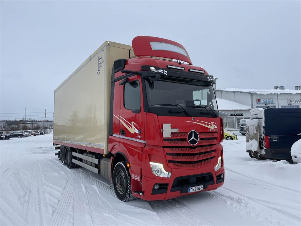 Mercedes-Benz Actros 5L 2553L Piako KSA rahtikori 9,5M - Грузовик с закрытым кузовом: фото 2 Mercedes-Benz Actros 5L 2553L Piako KSA rahtikori 9,5M - Грузовик с закрытым кузовом: фото 2