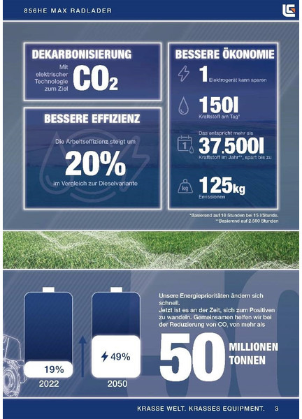 LIUGONG 856 HE vollelektrisch, 21.000 kg, 3.5 cbm - Колёсный погрузчик: фото 3 LIUGONG 856 HE vollelektrisch, 21.000 kg, 3.5 cbm - Колёсный погрузчик: фото 3