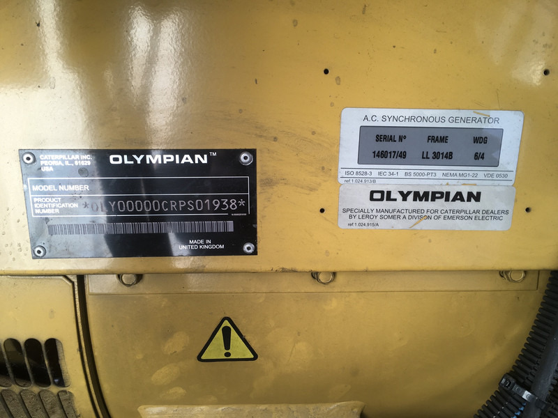 Caterpillar OLYMPIAN GEP110 GENERATOR 110KVA USED - Электрогенератор: фото 5 Caterpillar OLYMPIAN GEP110 GENERATOR 110KVA USED - Электрогенератор: фото 5