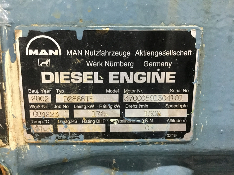 Двигатель MAN D2866-TE USED: фото 6
