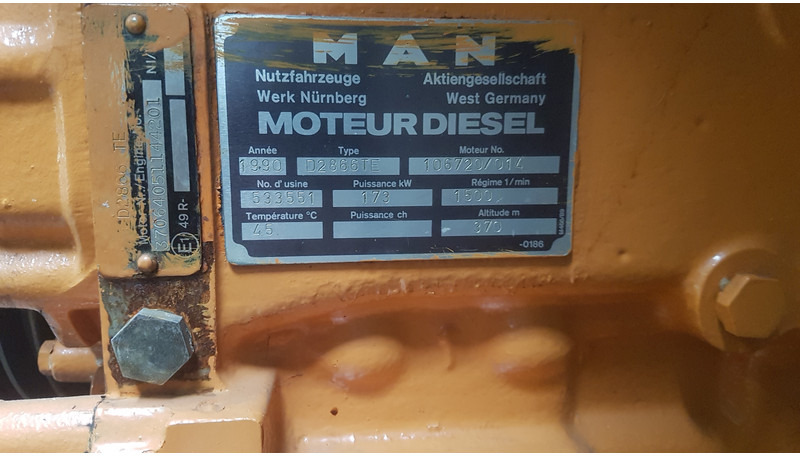 MAN D2866 TE USED - Строительная техника: фото 2 MAN D2866 TE USED - Строительная техника: фото 2