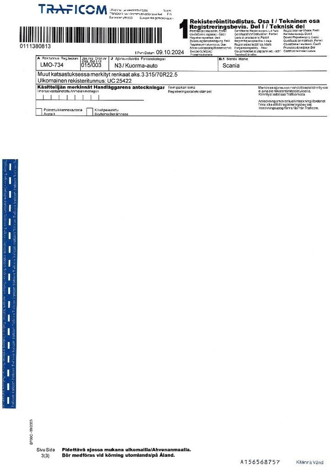 Грузовик бортовой/ Платформа Scania R 560: фото 10