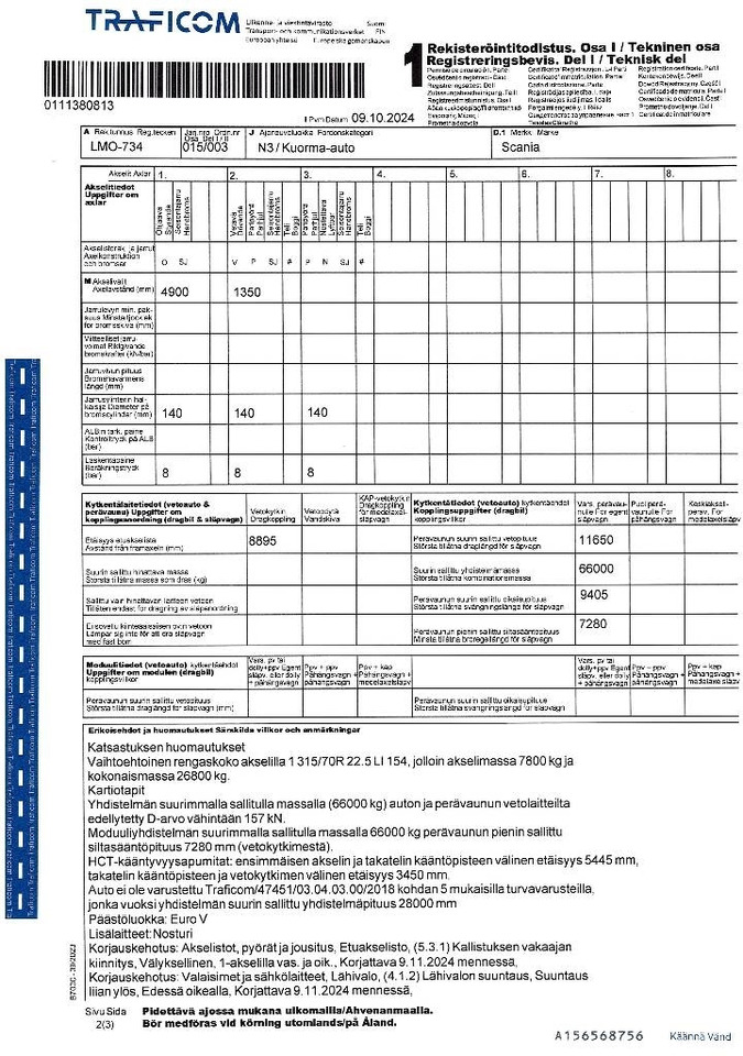 Грузовик бортовой/ Платформа Scania R 560: фото 9