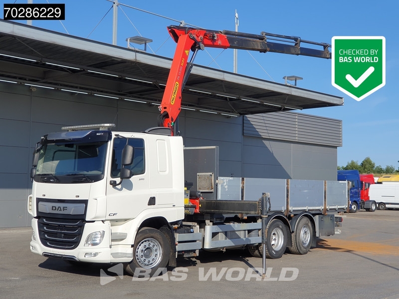 DAF CF 370 CF 6X2 Palfinger PK19.001 SLD D Kran Crane ACC Lift+lenkasche Euro 6 - Грузовик бортовой/ Платформа, Автоманипулятор: фото 1 DAF CF 370 CF 6X2 Palfinger PK19.001 SLD D Kran Crane ACC Lift+lenkasche Euro 6 - Грузовик бортовой/ Платформа, Автоманипулятор: фото 1