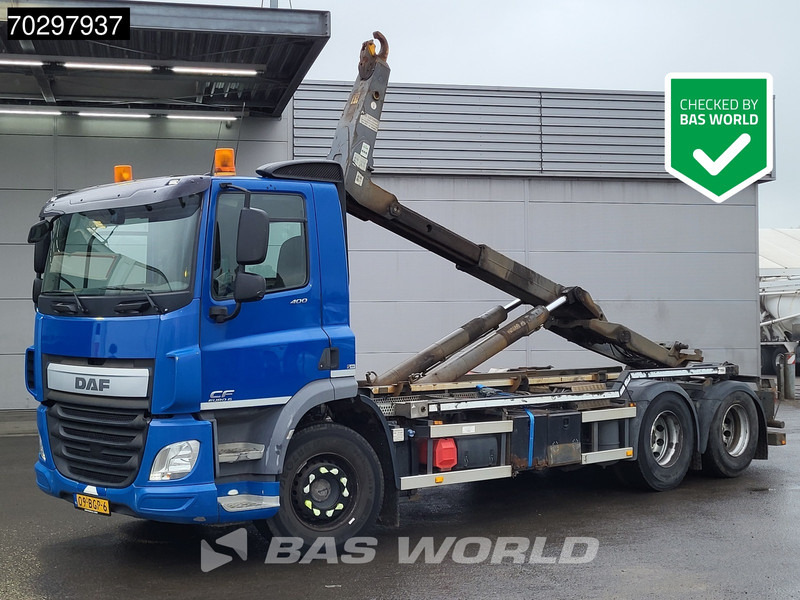 DAF CF 400 6X2 VDL S-21-6200 Hooklift Lift Axle Automatic ACC Euro 6 - Крюковой мультилифт: фото 1 DAF CF 400 6X2 VDL S-21-6200 Hooklift Lift Axle Automatic ACC Euro 6 - Крюковой мультилифт: фото 1