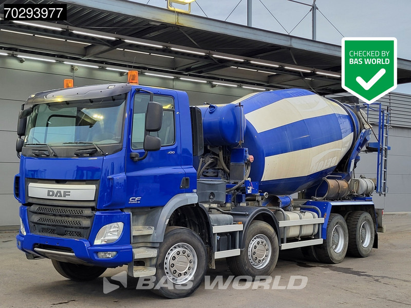 DAF CF 400 8X4 9m3 Stetter Mixer Big-Axle Steel Suspension Manual Euro 6 - Автобетоносмеситель: фото 1 DAF CF 400 8X4 9m3 Stetter Mixer Big-Axle Steel Suspension Manual Euro 6 - Автобетоносмеситель: фото 1