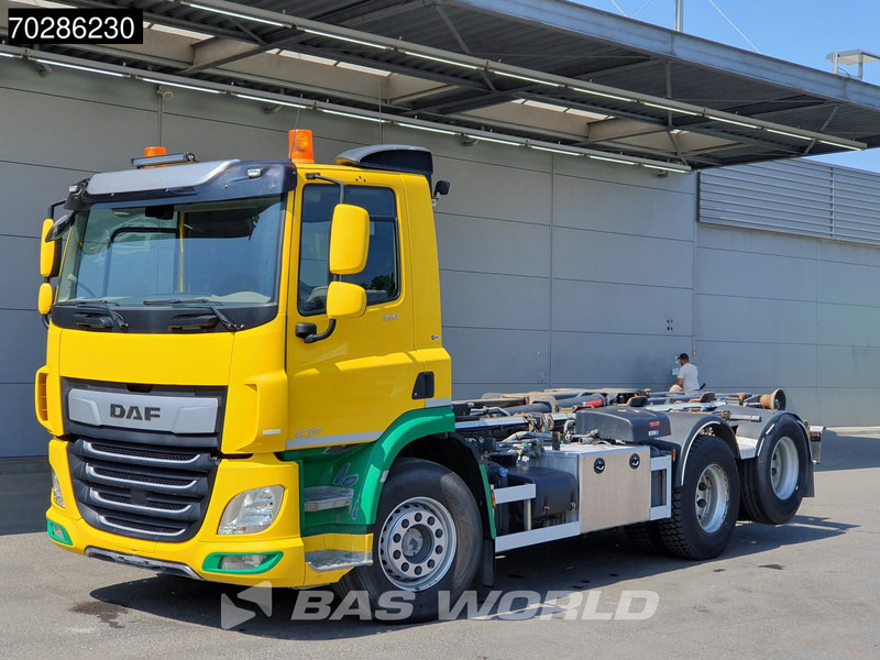 Крюковой мультилифт DAF CF 450 CF 6X2 HIAB 20ZL53 Hooklift LiftAxle Automatic 20 Tonnes ACC Euro 6: фото 6