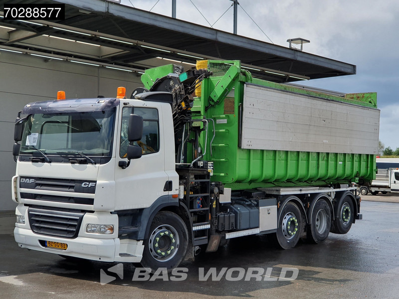 DAF CF85.360 8X2 NL-Truck HIAB 211 E-3 Hipro Crane + Hooklift Lift+steering Axle Automatic Euro 5 - Крюковой мультилифт, Автоманипулятор: фото 5 DAF CF85.360 8X2 NL-Truck HIAB 211 E-3 Hipro Crane + Hooklift Lift+steering Axle Automatic Euro 5 - Крюковой мультилифт, Автоманипулятор: фото 5
