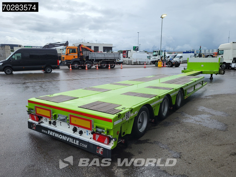 Faymonville F-S43-1AAF 3 axles Extendable Twistlocks 3x Hydraulic Steering Galvanised - Низкорамный полуприцеп: фото 5 Faymonville F-S43-1AAF 3 axles Extendable Twistlocks 3x Hydraulic Steering Galvanised - Низкорамный полуприцеп: фото 5