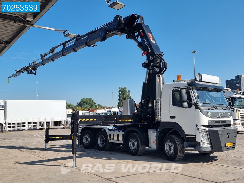 Volvo FM 420 8X2 Repaired Damage Hiab X-Hipro 1058E-6 Kran Crane Lift-Lenkachse - Грузовик, Автоманипулятор: фото 3 Volvo FM 420 8X2 Repaired Damage Hiab X-Hipro 1058E-6 Kran Crane Lift-Lenkachse - Грузовик, Автоманипулятор: фото 3