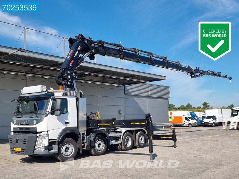 Volvo FM 420 8X2 Repaired Damage Hiab X-Hipro 1058E-6 Kran Crane Lift-Lenkachse - Грузовик, Автоманипулятор: фото 1 Volvo FM 420 8X2 Repaired Damage Hiab X-Hipro 1058E-6 Kran Crane Lift-Lenkachse - Грузовик, Автоманипулятор: фото 1