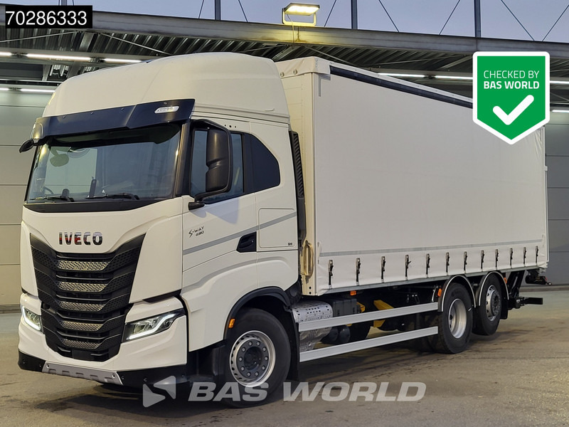 Iveco S-Way 490 6X2 NEW! 2000kg Ladebordwand Retarder Automatic Navi ACC Standklima - Тентованный грузовик: фото 1 Iveco S-Way 490 6X2 NEW! 2000kg Ladebordwand Retarder Automatic Navi ACC Standklima - Тентованный грузовик: фото 1