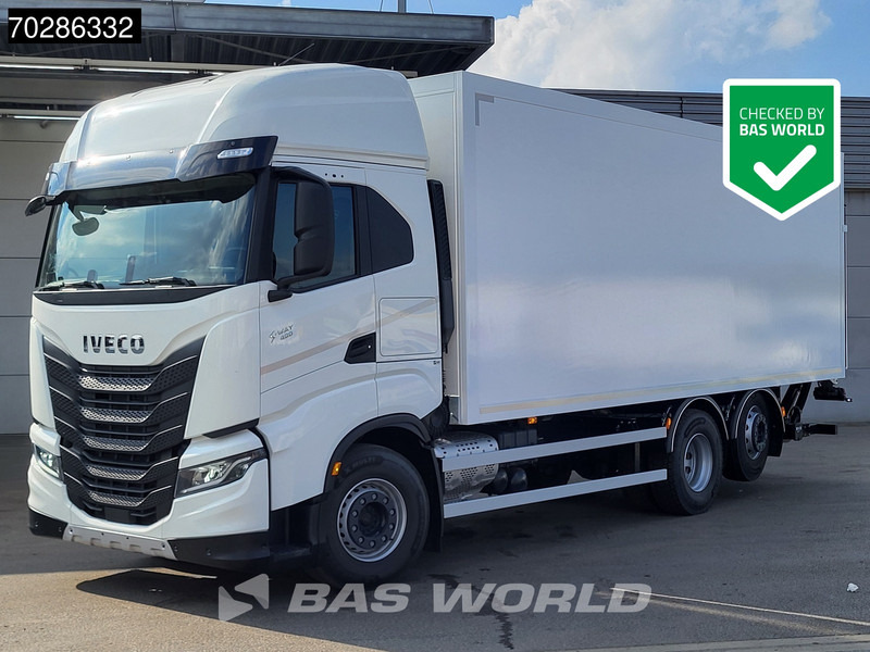 Iveco S-Way 490 6X2 NEW! 2000kg Ladebordwand Retarder Lift+Steering-Axle Navi LED - Грузовик с закрытым кузовом: фото 1 Iveco S-Way 490 6X2 NEW! 2000kg Ladebordwand Retarder Lift+Steering-Axle Navi LED - Грузовик с закрытым кузовом: фото 1