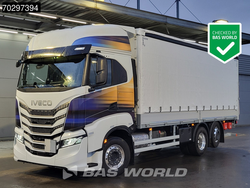 Iveco S-Way 500 6X2 NEW! 2000kg Ladebordwand Retarder Navi ACC Euro 6 - Тентованный грузовик: фото 1 Iveco S-Way 500 6X2 NEW! 2000kg Ladebordwand Retarder Navi ACC Euro 6 - Тентованный грузовик: фото 1