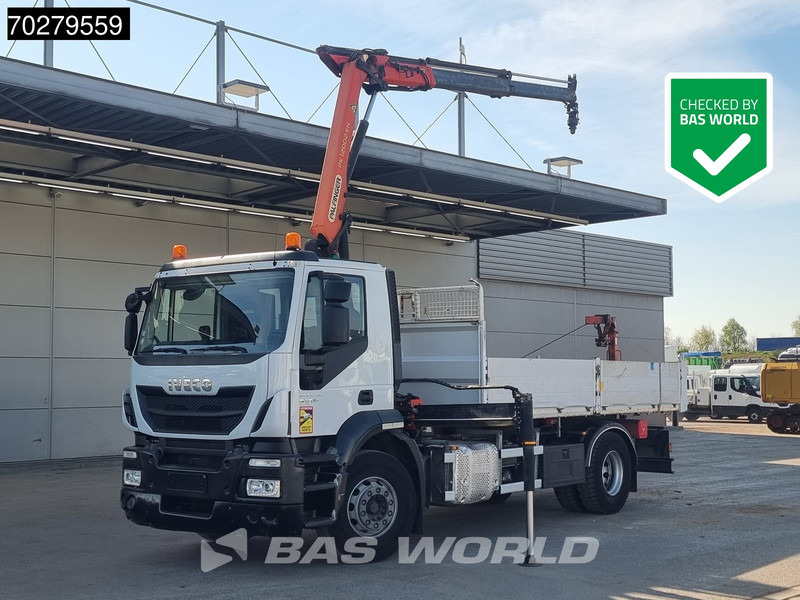 Iveco Stralis 310 4X2 Palfinger PK12002 EH 7m3 Tipper Steel suspension Euro 6 - Самосвал, Автоманипулятор: фото 1 Iveco Stralis 310 4X2 Palfinger PK12002 EH 7m3 Tipper Steel suspension Euro 6 - Самосвал, Автоманипулятор: фото 1