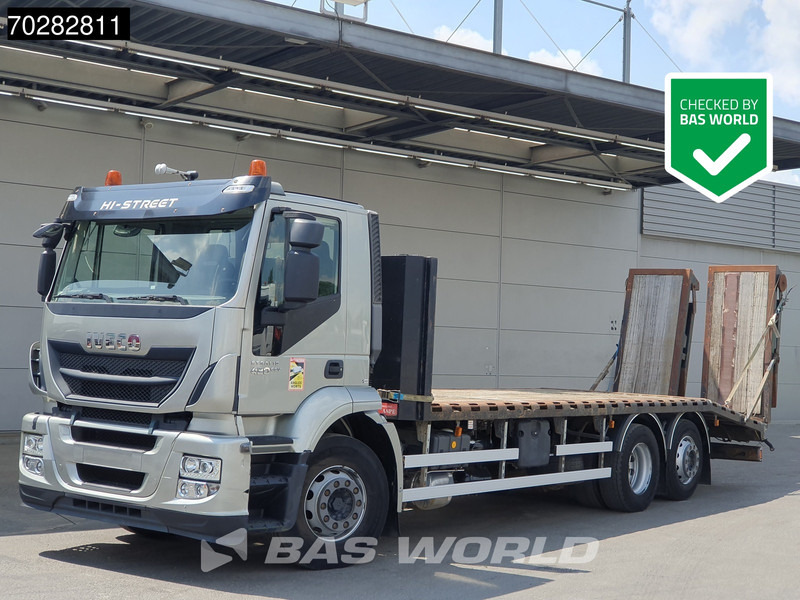 Iveco Stralis 420 6X2 Machine transporter Hydraulic ramps Retarder Liftachse Euro 5 - Автовоз: фото 1 Iveco Stralis 420 6X2 Machine transporter Hydraulic ramps Retarder Liftachse Euro 5 - Автовоз: фото 1