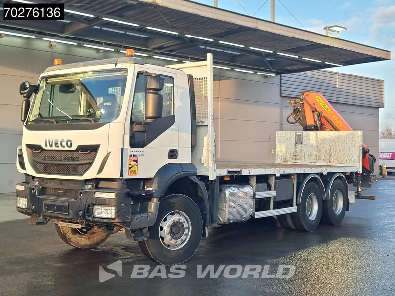 Грузовик бортовой/ Платформа, Автоманипулятор Iveco Trakker 360 6X4 Palfinger PK 18502 SH D Kran Crane Big axle Euro 6: фото 10