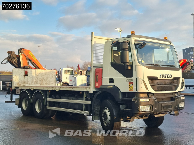 Грузовик бортовой/ Платформа, Автоманипулятор Iveco Trakker 360 6X4 Palfinger PK 18502 SH D Kran Crane Big axle Euro 6: фото 9