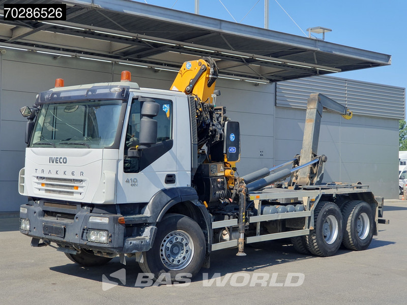 Крюковой мультилифт, Автоманипулятор Iveco Trakker 410 6X4 Effer CRANE 175/2S Manual 20 Tonnes EEV: фото 11