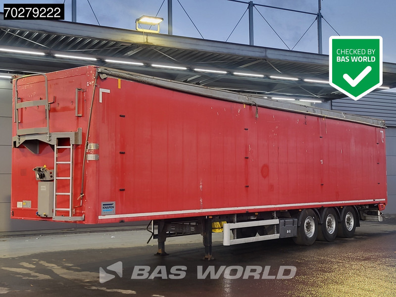 Полуприцеп с подвижным полом Knapen K100 92m3 Liftachse 10mm Waste Cover: фото 1