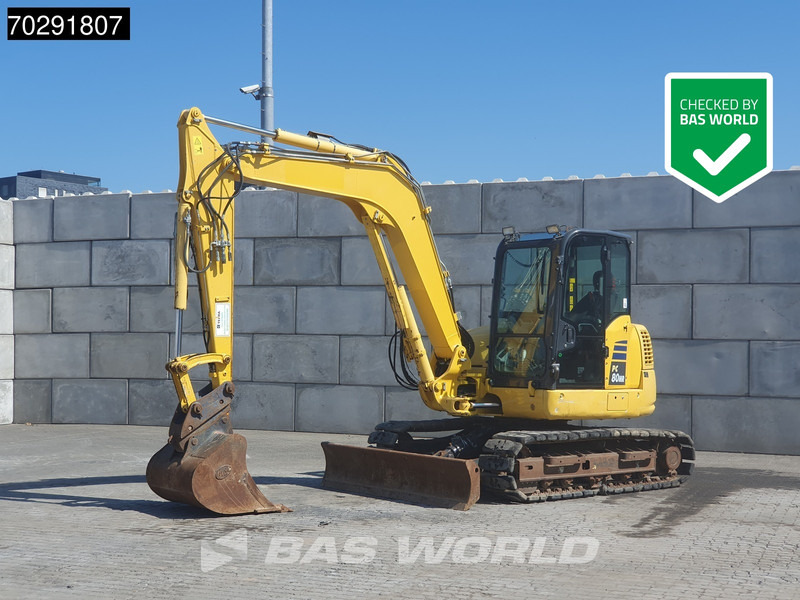 Komatsu PC80 MR-5 A/C - Мини-экскаватор: фото 1 Komatsu PC80 MR-5 A/C - Мини-экскаватор: фото 1