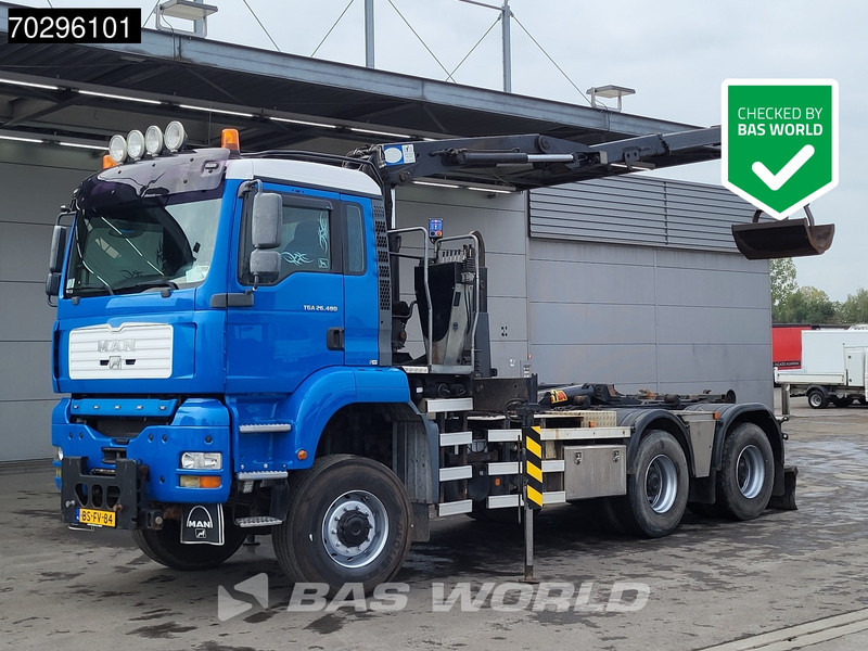 MAN TGA 26.480 TGA 6X6 NL-Truck 26Ton HYVA HMF 1643 Z2 Crane Big-Axle Manual Euro 2 - Крюковой мультилифт, Автоманипулятор: фото 1 MAN TGA 26.480 TGA 6X6 NL-Truck 26Ton HYVA HMF 1643 Z2 Crane Big-Axle Manual Euro 2 - Крюковой мультилифт, Автоманипулятор: фото 1