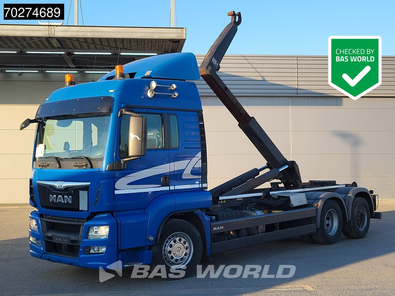 MAN TGS 26.440 6X2 VDL S-21-6200 hooklift Retarder Navi Automatic Euro 6 - Крюковой мультилифт: фото 1 MAN TGS 26.440 6X2 VDL S-21-6200 hooklift Retarder Navi Automatic Euro 6 - Крюковой мультилифт: фото 1