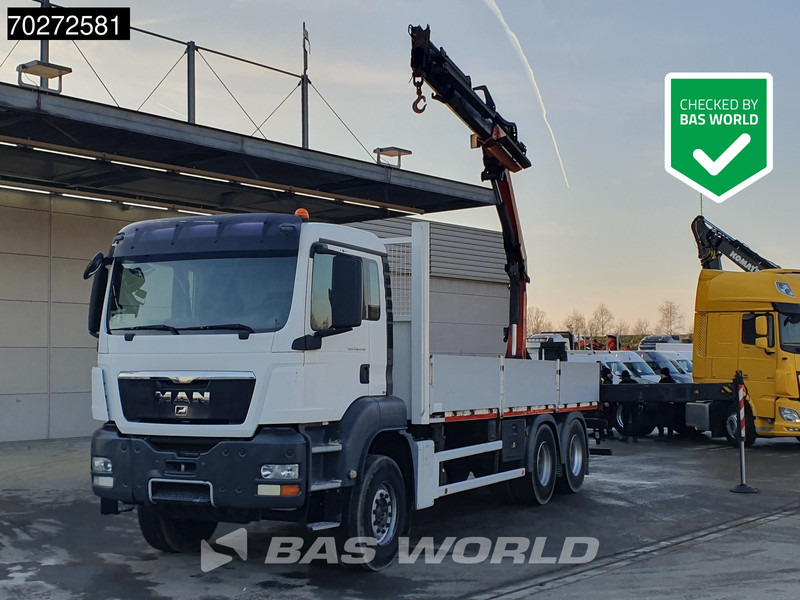 MAN TGS 26.440 6X4 Palfinger PK18002 EH Kran Crane Manual Remote Euro 5 - Грузовик бортовой/ Платформа, Автоманипулятор: фото 1 MAN TGS 26.440 6X4 Palfinger PK18002 EH Kran Crane Manual Remote Euro 5 - Грузовик бортовой/ Платформа, Автоманипулятор: фото 1