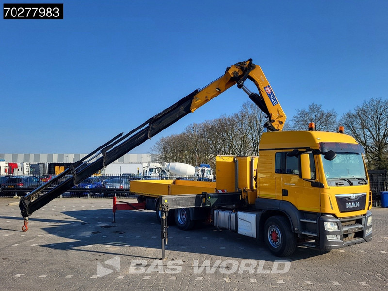 Грузовик бортовой/ Платформа, Автоманипулятор MAN TGS 26.480 6X4 HMF 5020-K6 Crane Kran Hydrodrive Lift+Lenkachse Euro 6: фото 8