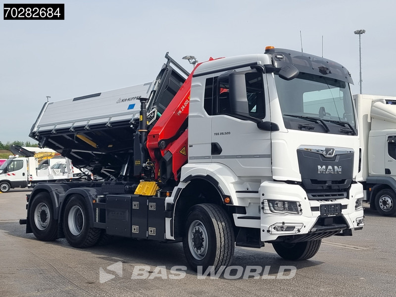 MAN TGS 28.520 6X4 Palfinger PK24001 SLD 5 Kran 2-way tipper Retarder Big-Axle Liftachse Euro 6 - Самосвал, Автоманипулятор: фото 3 MAN TGS 28.520 6X4 Palfinger PK24001 SLD 5 Kran 2-way tipper Retarder Big-Axle Liftachse Euro 6 - Самосвал, Автоманипулятор: фото 3