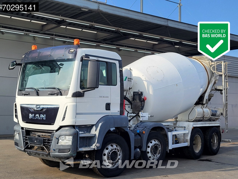 Автобетоносмеситель MAN TGS 32.420 8X4 9m3 Stetter Mixer SteelSuspension Automatic Euro 6: фото 1