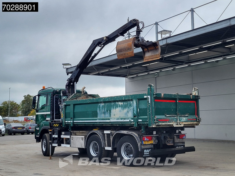 MAN TGS 33.440 TGS 6X6 NL-Truck 12m3 Jansen Tipper HMF 1643 Crane Steering-Axle Big-Axle Automatic Euro 6 - Самосвал, Автоманипулятор: фото 2 MAN TGS 33.440 TGS 6X6 NL-Truck 12m3 Jansen Tipper HMF 1643 Crane Steering-Axle Big-Axle Automatic Euro 6 - Самосвал, Автоманипулятор: фото 2
