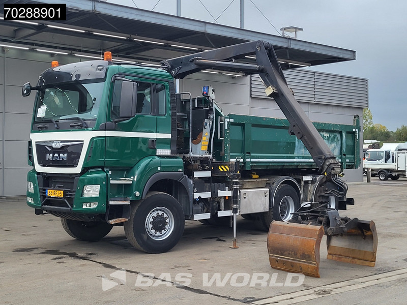 MAN TGS 33.440 TGS 6X6 NL-Truck 12m3 Jansen Tipper HMF 1643 Crane Steering-Axle Big-Axle Automatic Euro 6 - Самосвал, Автоманипулятор: фото 5 MAN TGS 33.440 TGS 6X6 NL-Truck 12m3 Jansen Tipper HMF 1643 Crane Steering-Axle Big-Axle Automatic Euro 6 - Самосвал, Автоманипулятор: фото 5