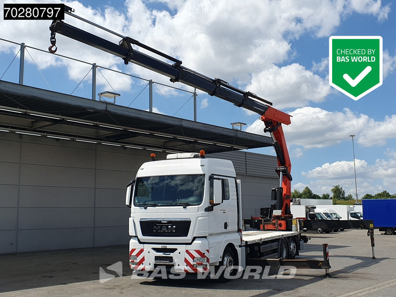 MAN TGX 26.440 6X2 Palfinger PK 53002 SH Kran Crane Steering Axle Automatic Euro 5 - Грузовик бортовой/ Платформа, Автоманипулятор: фото 1 MAN TGX 26.440 6X2 Palfinger PK 53002 SH Kran Crane Steering Axle Automatic Euro 5 - Грузовик бортовой/ Платформа, Автоманипулятор: фото 1