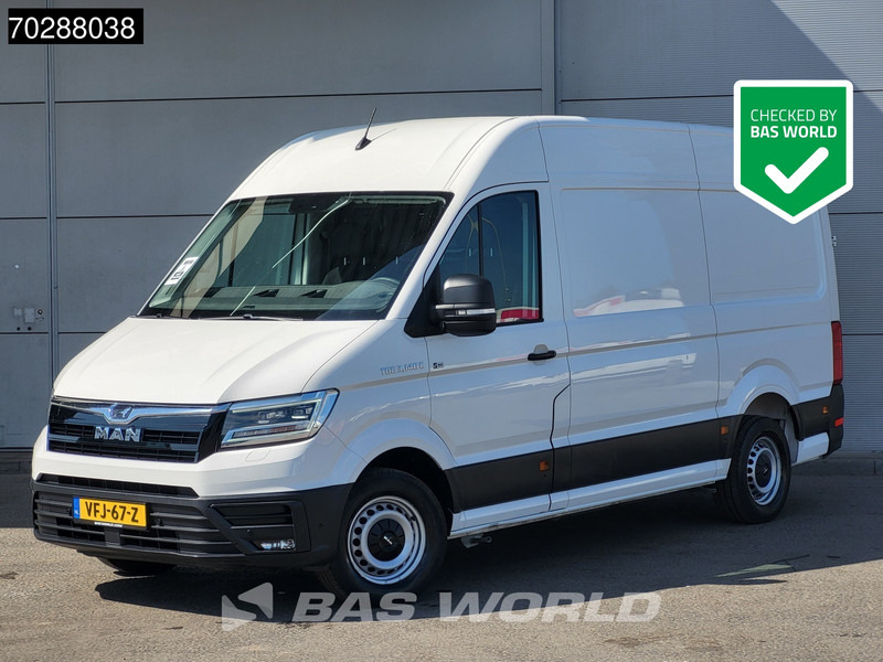 MAN eTGE 3.140 Elektrisch 115km WLTP 36kWh L3H3 LED Navi Airco Cruise Camera Parkeersensoren L2H2 12m3 A/C Cruise control - Цельнометаллический фургон, Электрический фургон: фото 1 MAN eTGE 3.140 Elektrisch 115km WLTP 36kWh L3H3 LED Navi Airco Cruise Camera Parkeersensoren L2H2 12m3 A/C Cruise control - Цельнометаллический фургон, Электрический фургон: фото 1