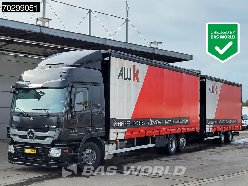 Mercedes-Benz Actros 2544 6X2 NL-Combi Siding roof Lift-Axle Forklift preparation Automatic Euro 5 - Тентованный грузовик: фото 1 Mercedes-Benz Actros 2544 6X2 NL-Combi Siding roof Lift-Axle Forklift preparation Automatic Euro 5 - Тентованный грузовик: фото 1