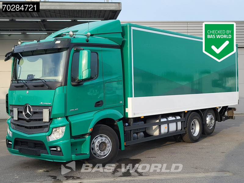 Mercedes-Benz Actros 2545 6X2 1500kg Ladebordwand Retarder Automatic Liftachse ACC Euro 6 - Грузовик с закрытым кузовом: фото 1 Mercedes-Benz Actros 2545 6X2 1500kg Ladebordwand Retarder Automatic Liftachse ACC Euro 6 - Грузовик с закрытым кузовом: фото 1