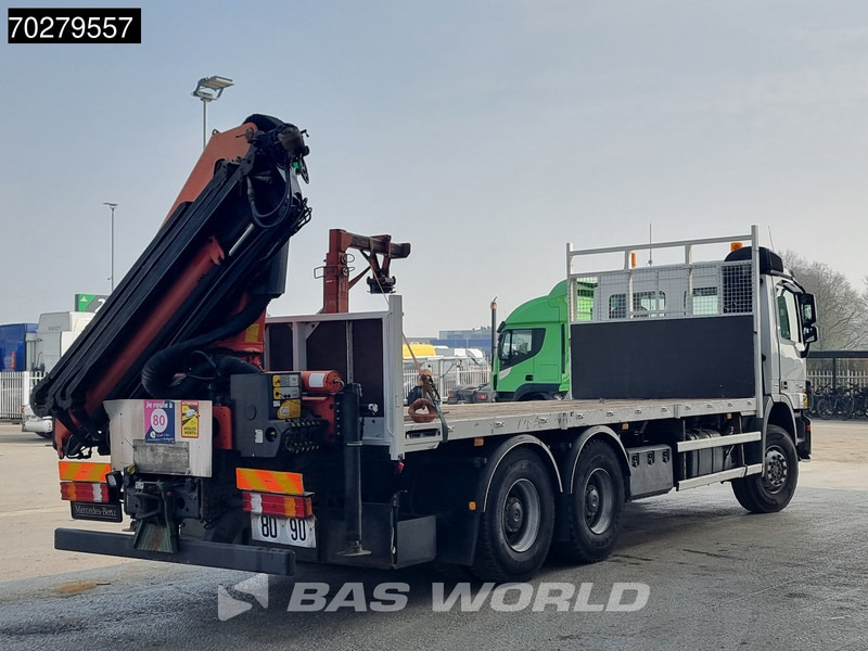 Грузовик бортовой/ Платформа, Автоманипулятор Mercedes-Benz Actros 2641 6X4 Palfinger PK18002-EH Remote Full Steel Euro 5: фото 9