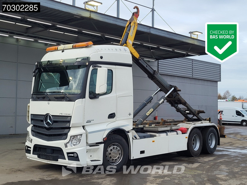 Mercedes-Benz Actros 2645 6X2 Palfinger Pallift containersystem Lift-Axle Automatic Euro 6 - Крюковой мультилифт: фото 1 Mercedes-Benz Actros 2645 6X2 Palfinger Pallift containersystem Lift-Axle Automatic Euro 6 - Крюковой мультилифт: фото 1