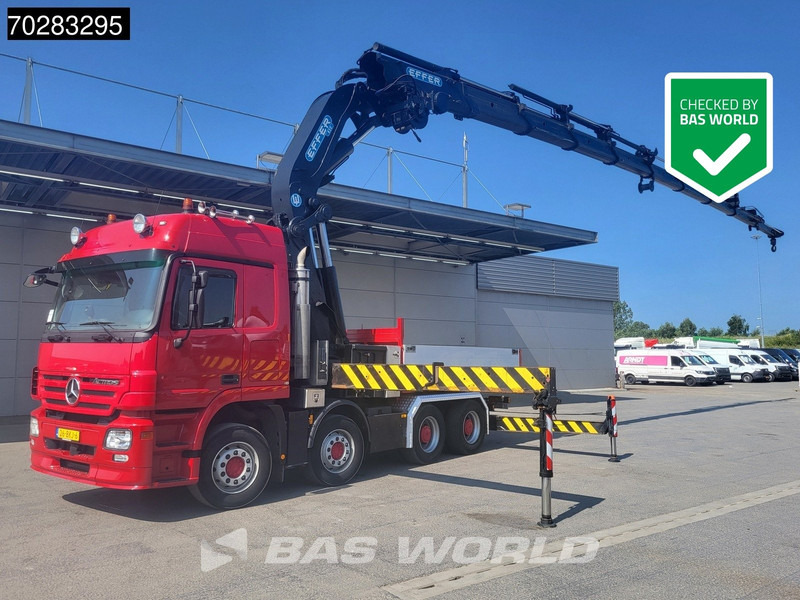 Mercedes-Benz Actros 2648 850 8X4 Effer 850/9S Kran Fifth wheel Big-Axle Automatic Euro 5 - Грузовик бортовой/ Платформа, Автоманипулятор: фото 1 Mercedes-Benz Actros 2648 850 8X4 Effer 850/9S Kran Fifth wheel Big-Axle Automatic Euro 5 - Грузовик бортовой/ Платформа, Автоманипулятор: фото 1