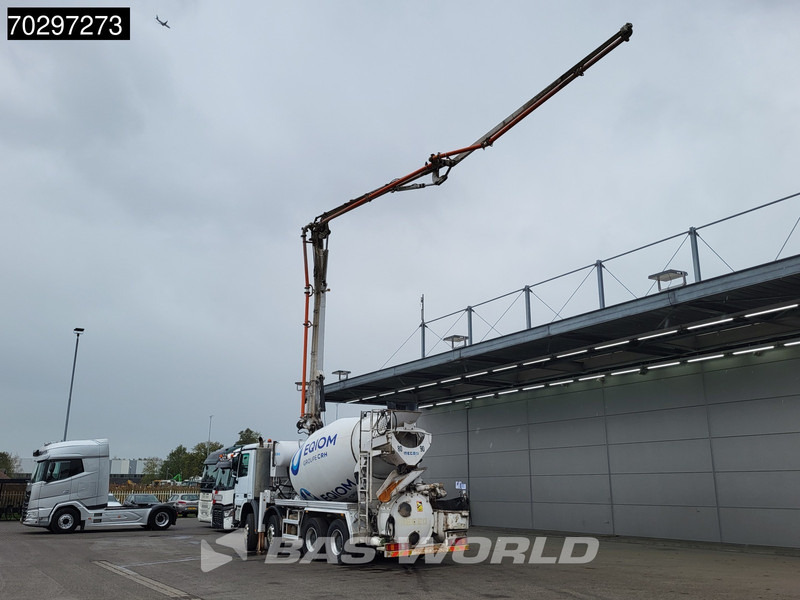 Mercedes-Benz Actros 3241 8X4 7m3 Mecbo Mixer Big-Axle Steelsuspension Pompe+Mixer Euro 5 - Автобетононасос: фото 2 Mercedes-Benz Actros 3241 8X4 7m3 Mecbo Mixer Big-Axle Steelsuspension Pompe+Mixer Euro 5 - Автобетононасос: фото 2
